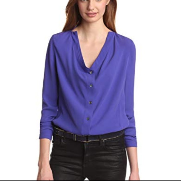 Halston Heritage Tops - SOLD *** Halston Heritage purple top (G18)